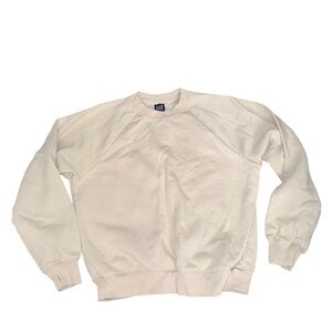 GAP Off-White Cream Crewneck Pull-Over Sweat Shirt Size XS